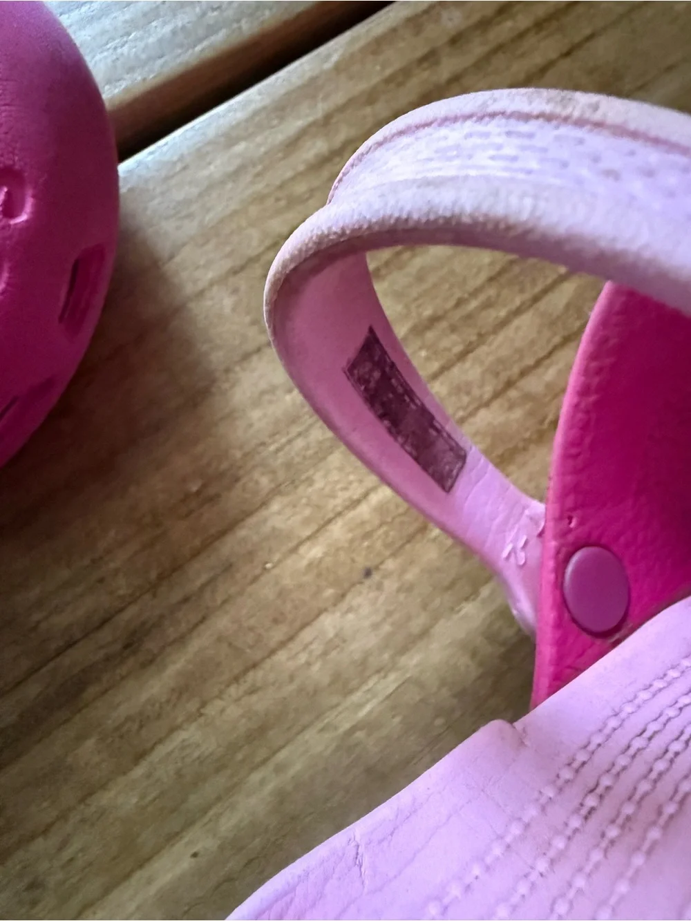CROCS Kids Hot Pink Clog Sandals